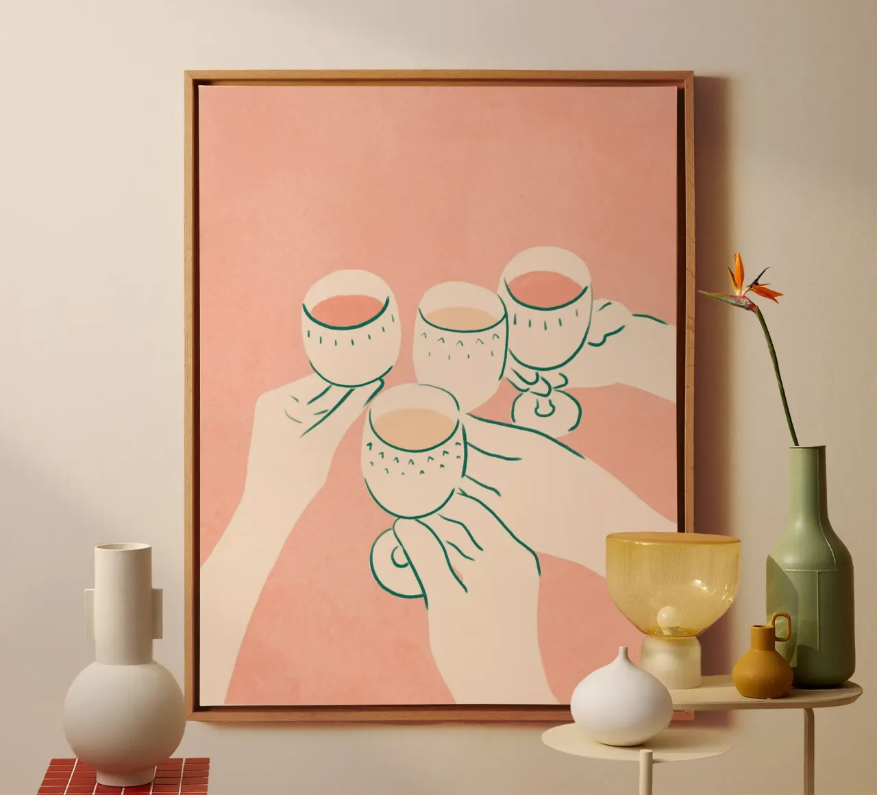 Cin cin ai bei tempi tela da Kintsugi99