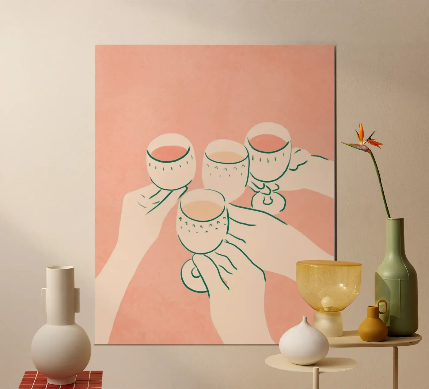 Cin cin ai bei tempi poster da Kintsugi99
