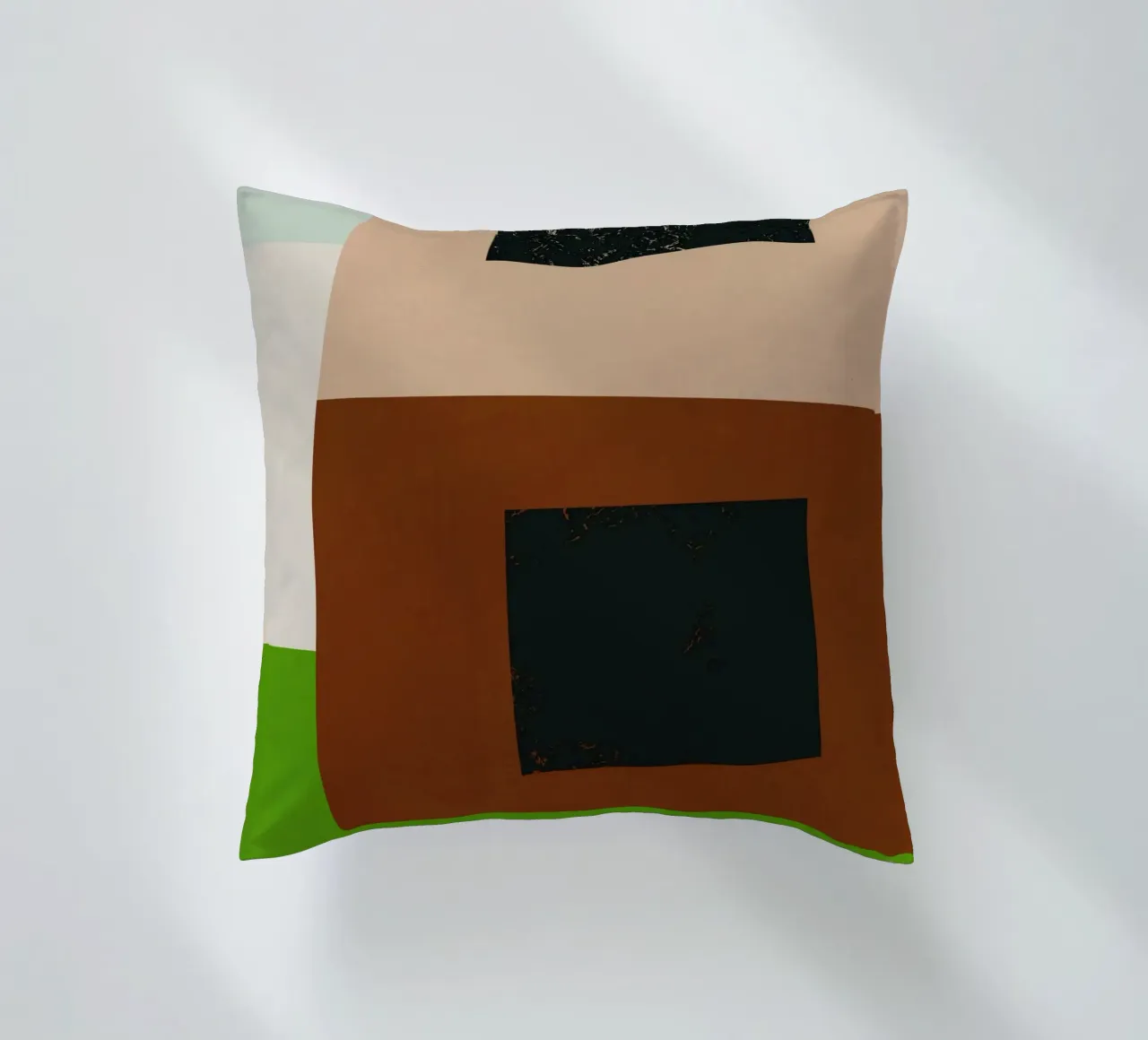 Sovrapposizione di colori design minimale 06 cuscino da Little Dean
