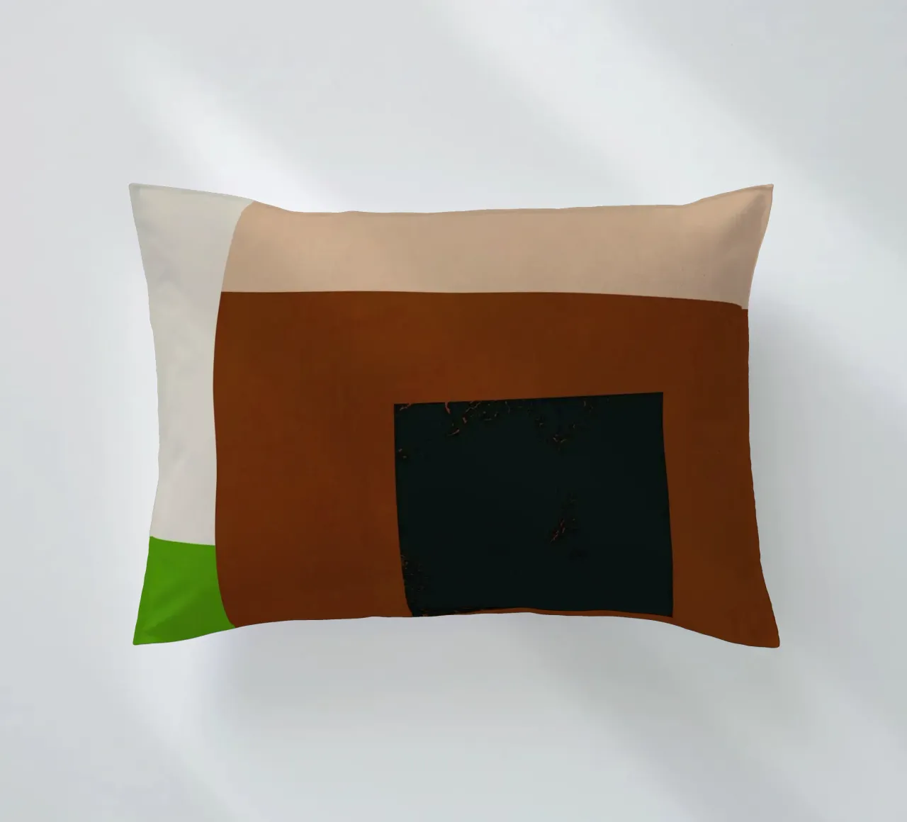 Sovrapposizione di colori design minimale 06 cuscino da Little Dean