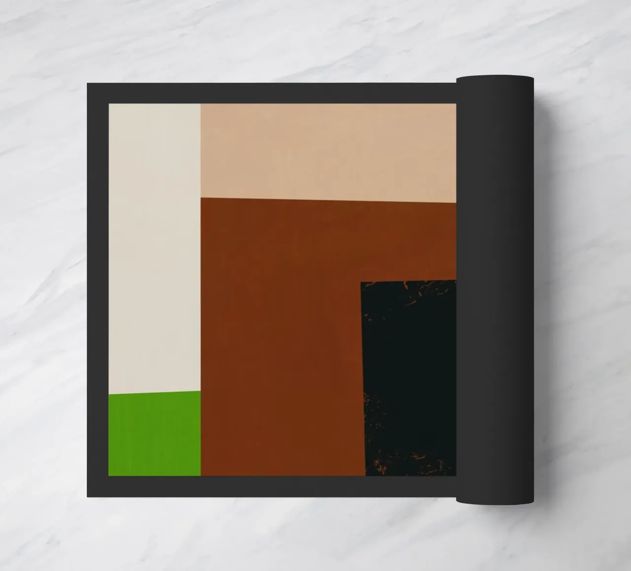 Sovrapposizione di colori design minimale 06 zerbino da Little Dean