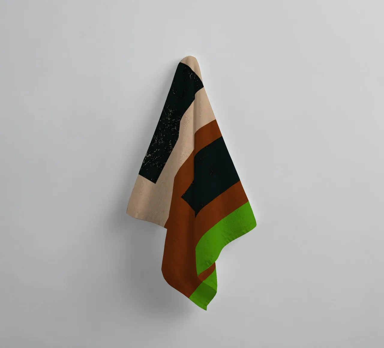 Superposition de couleurs design minimal 06 serviette de bain de Little Dean