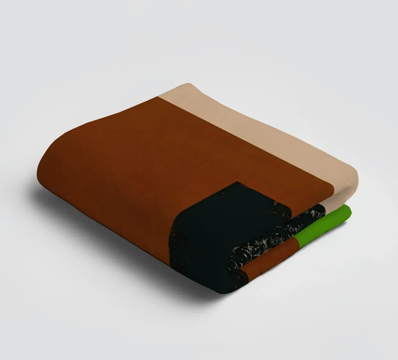 Superposition de couleurs design minimal 06 serviette de bain de Little Dean