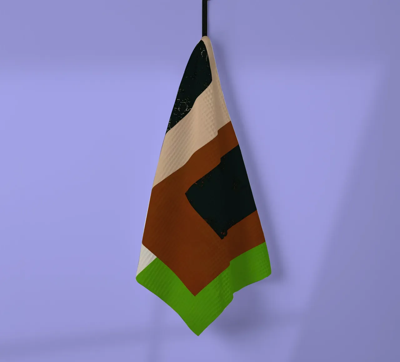 Sovrapposizione di colori design minimale 06 canovaccio da cucina da Little Dean