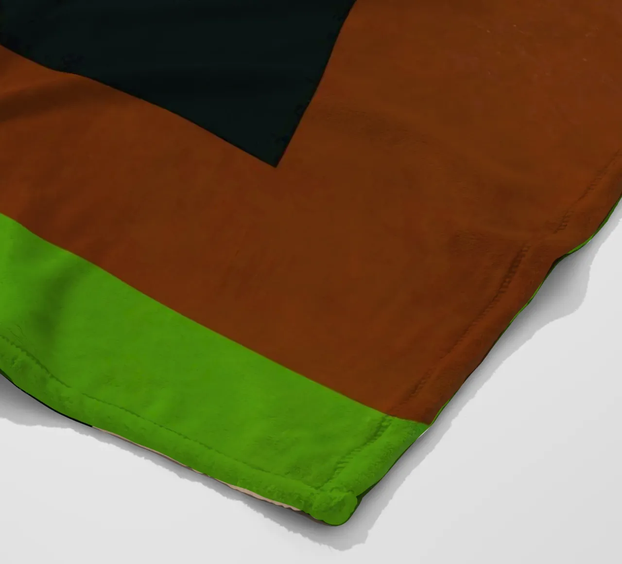 Sovrapposizione di colori design minimale 06 coperta in pile da Little Dean