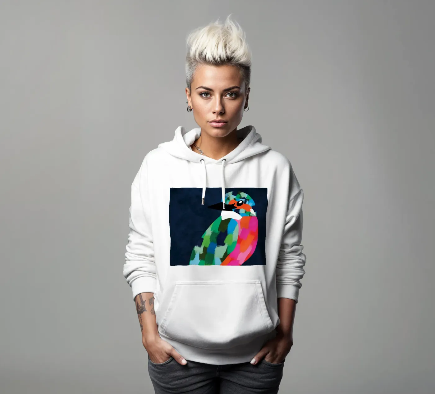 Patchwork Perfection Hoodie von Kintsugi99