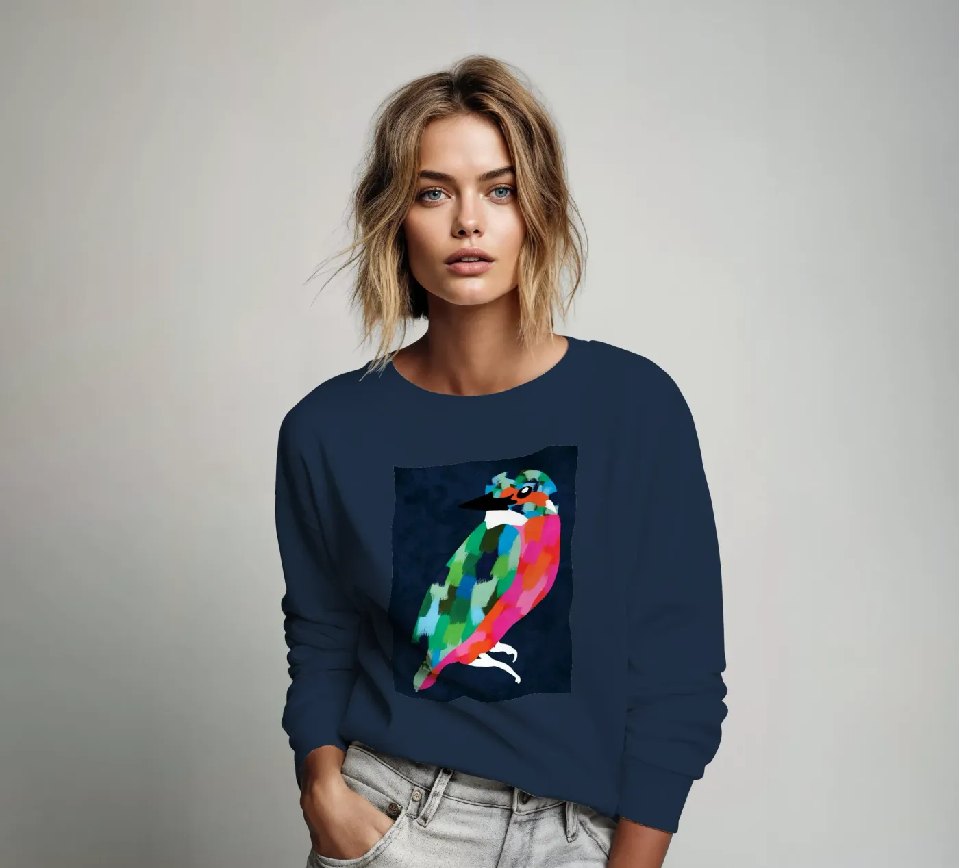 Patchwork-Perfektion Sweatshirt von Kintsugi99