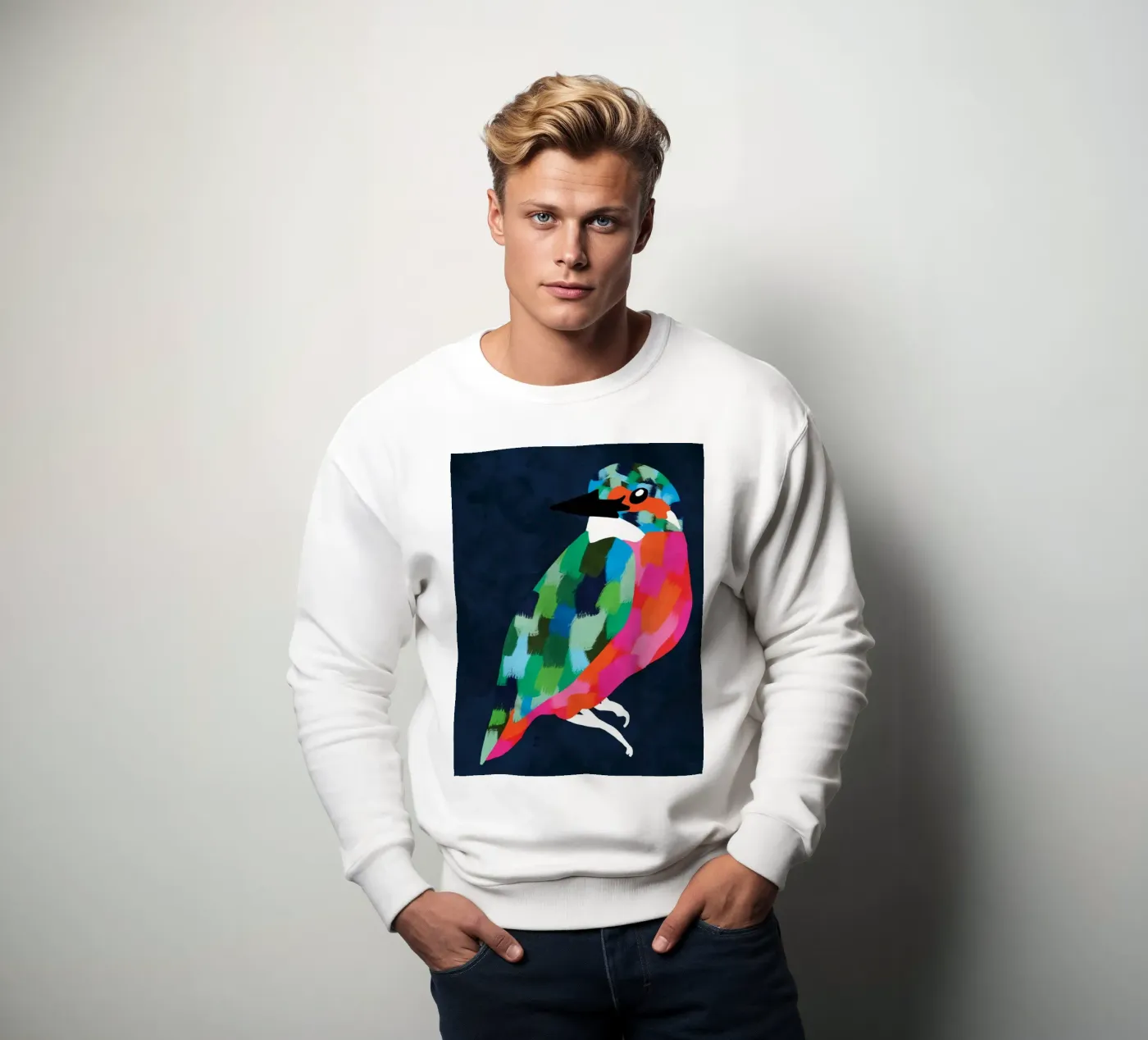 Patchwork-Perfektion Sweatshirt von Kintsugi99