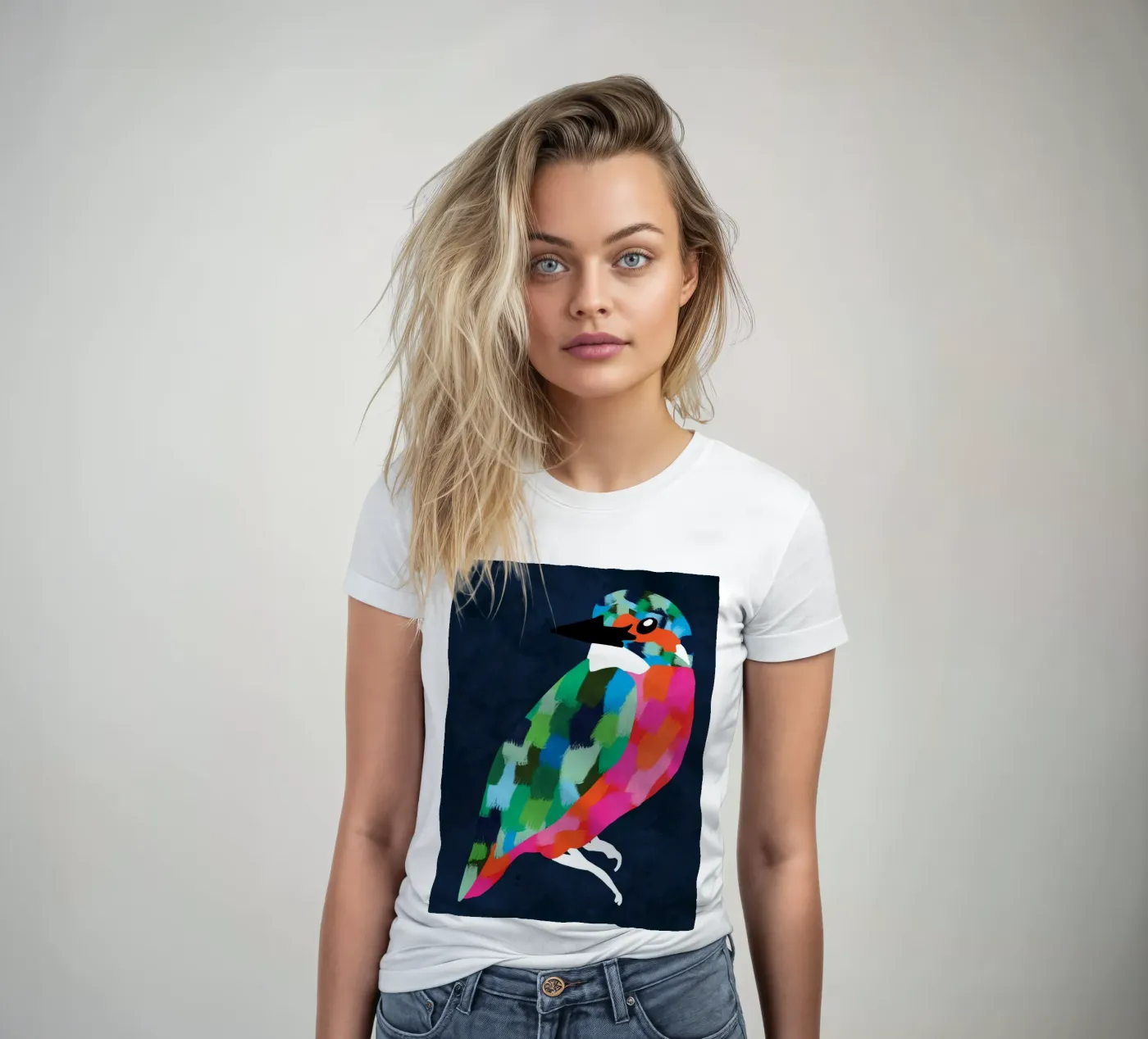Patchwork Perfection t-shirt da donna da Kintsugi99