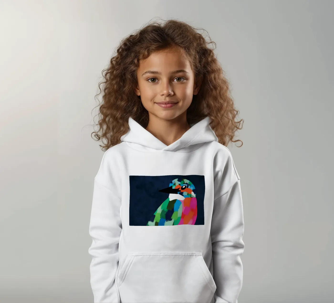Patchwork perfectie kinder hoodie van Kintsugi99