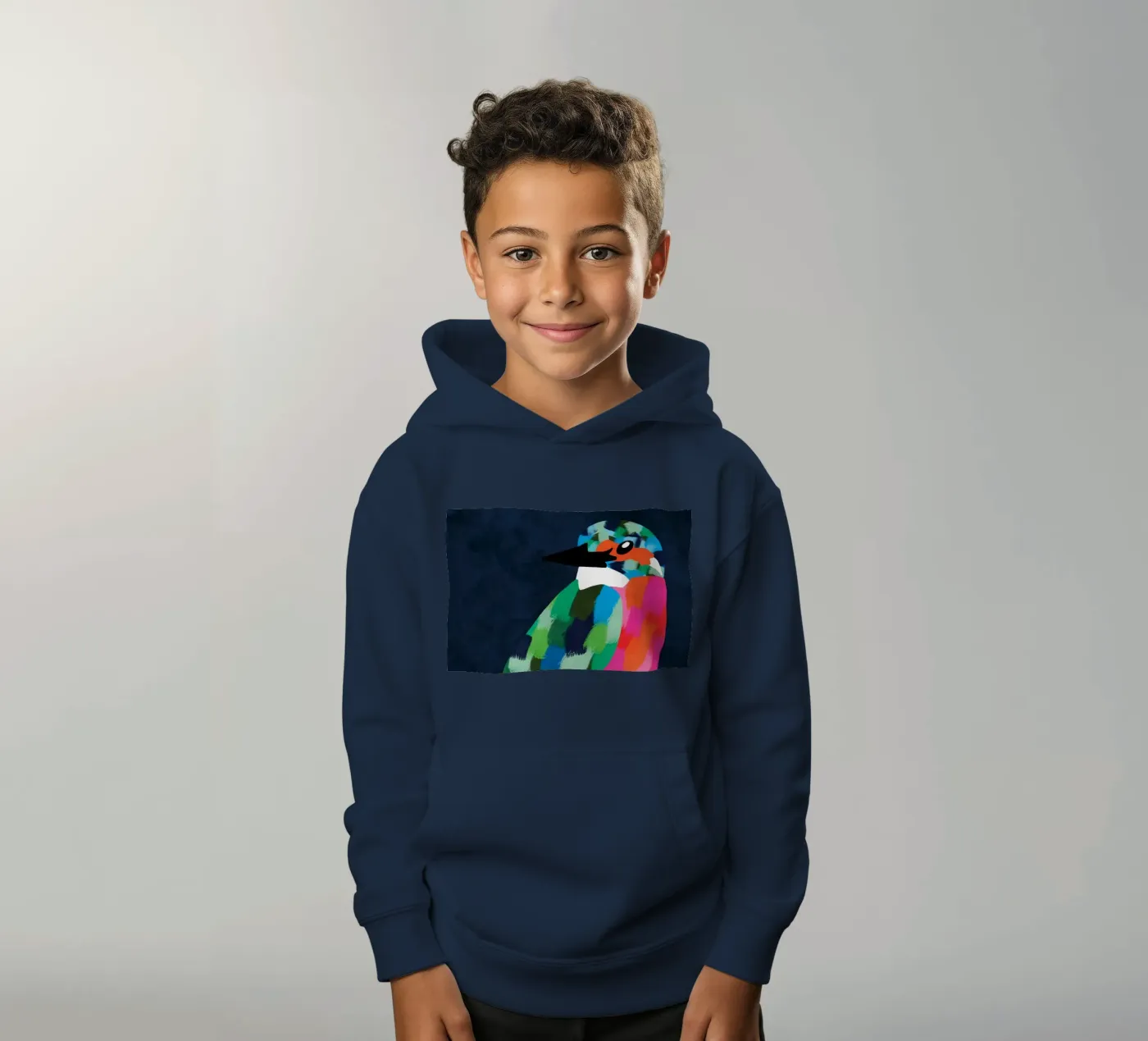 Patchwork perfectie kinder hoodie van Kintsugi99