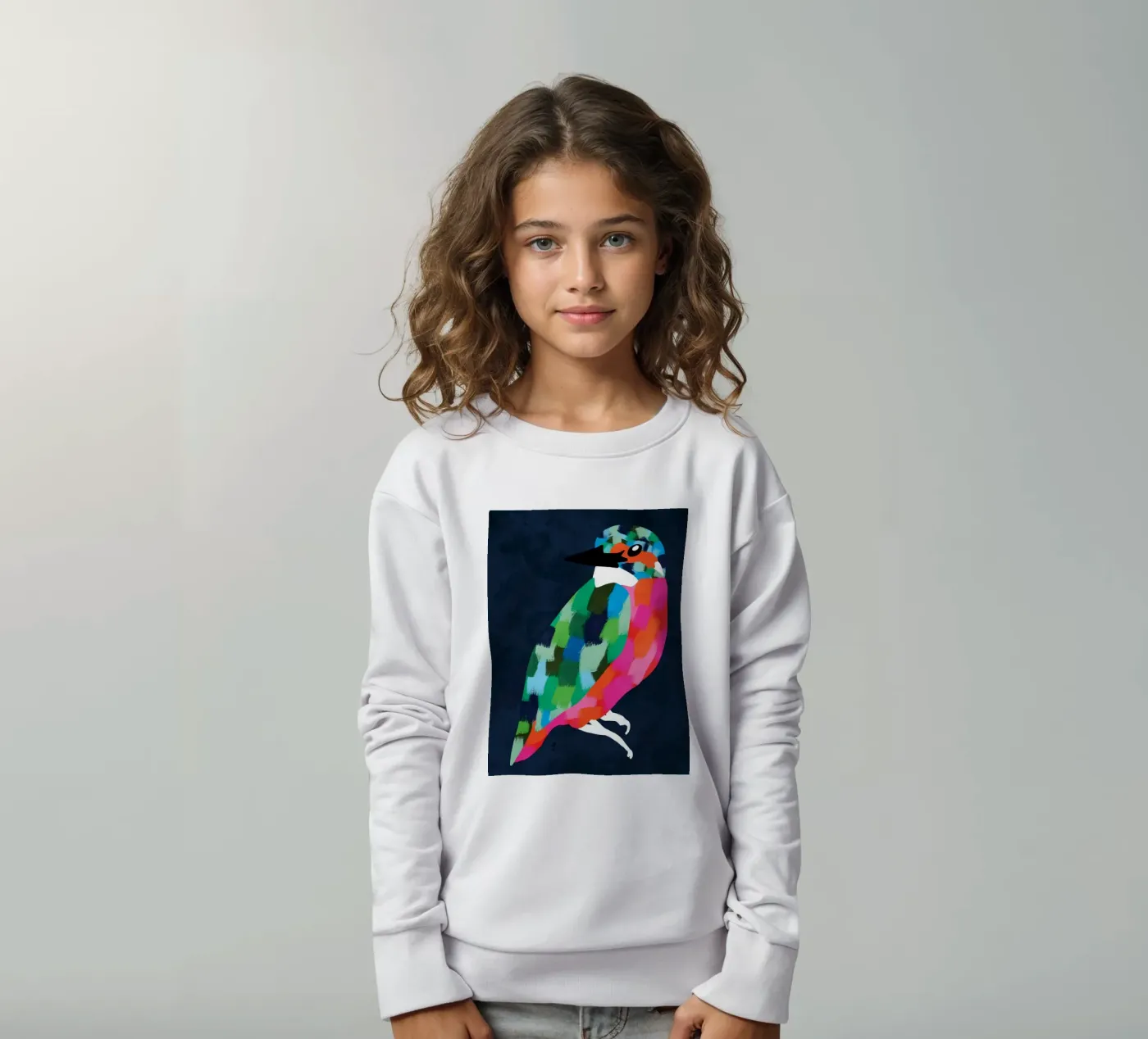 Patchwork Perfection kinder sweatshirt van Kintsugi99