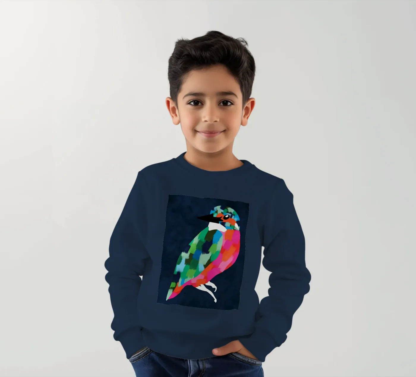 Patchwork Perfection kinder sweatshirt van Kintsugi99
