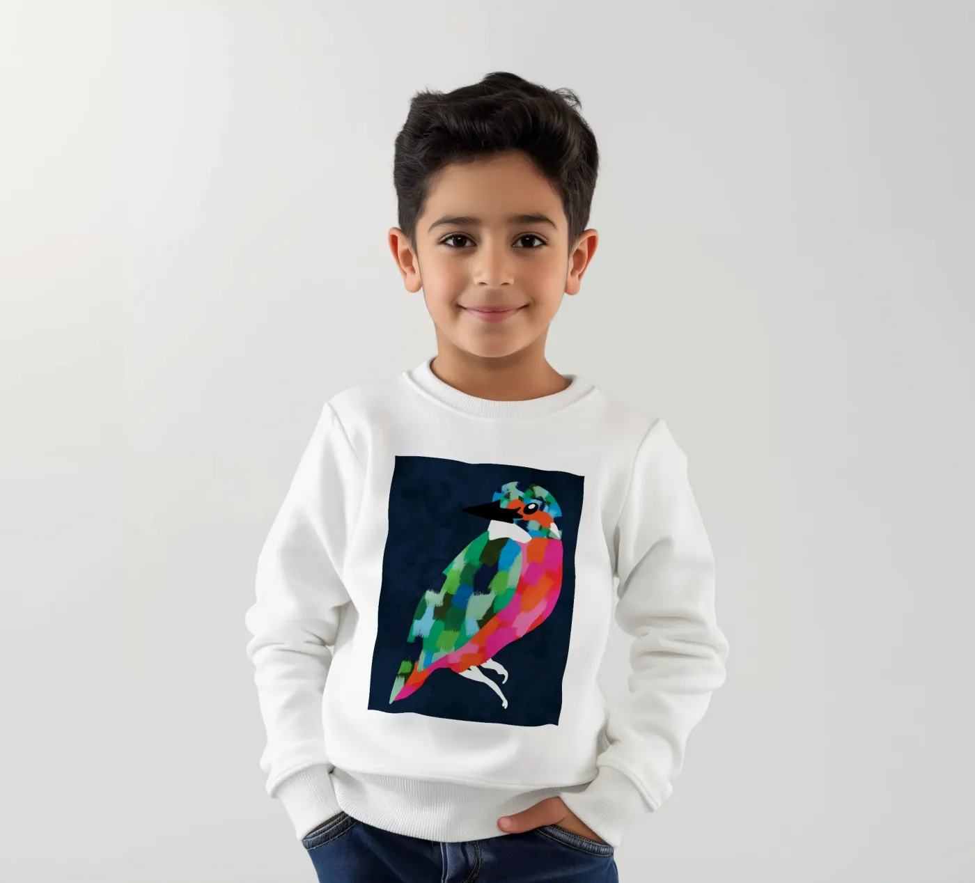 Patchwork Perfection kinder sweatshirt van Kintsugi99
