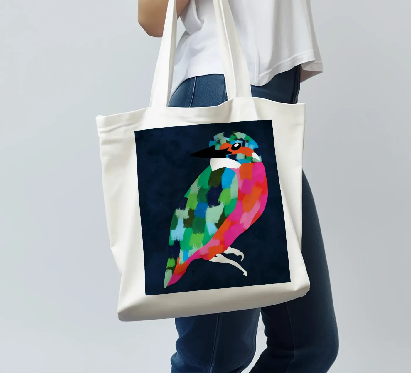 La perfezione del patchwork borsa in juta da Kintsugi99