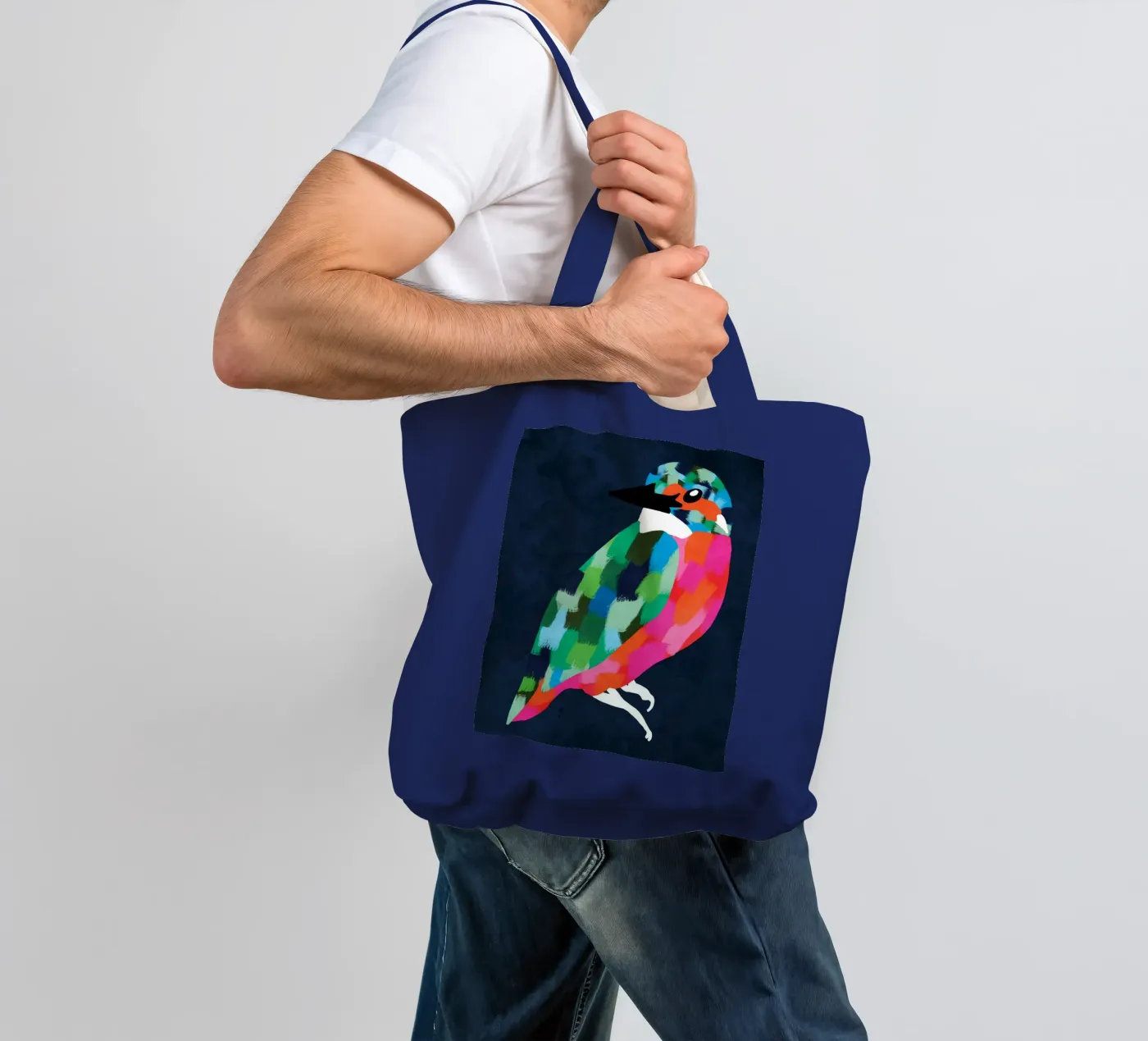 La perfezione del patchwork borsa in juta da Kintsugi99