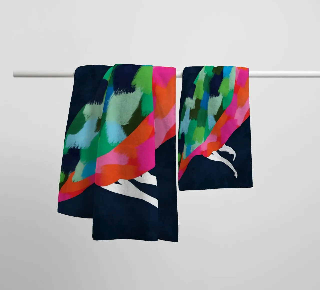 Patchwork-Perfektion Handtuch von Kintsugi99