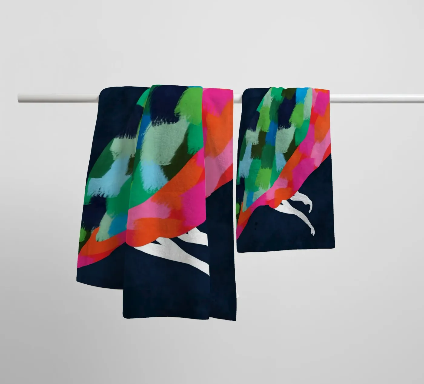 Patchwork perfectie badhanddoek van Kintsugi99