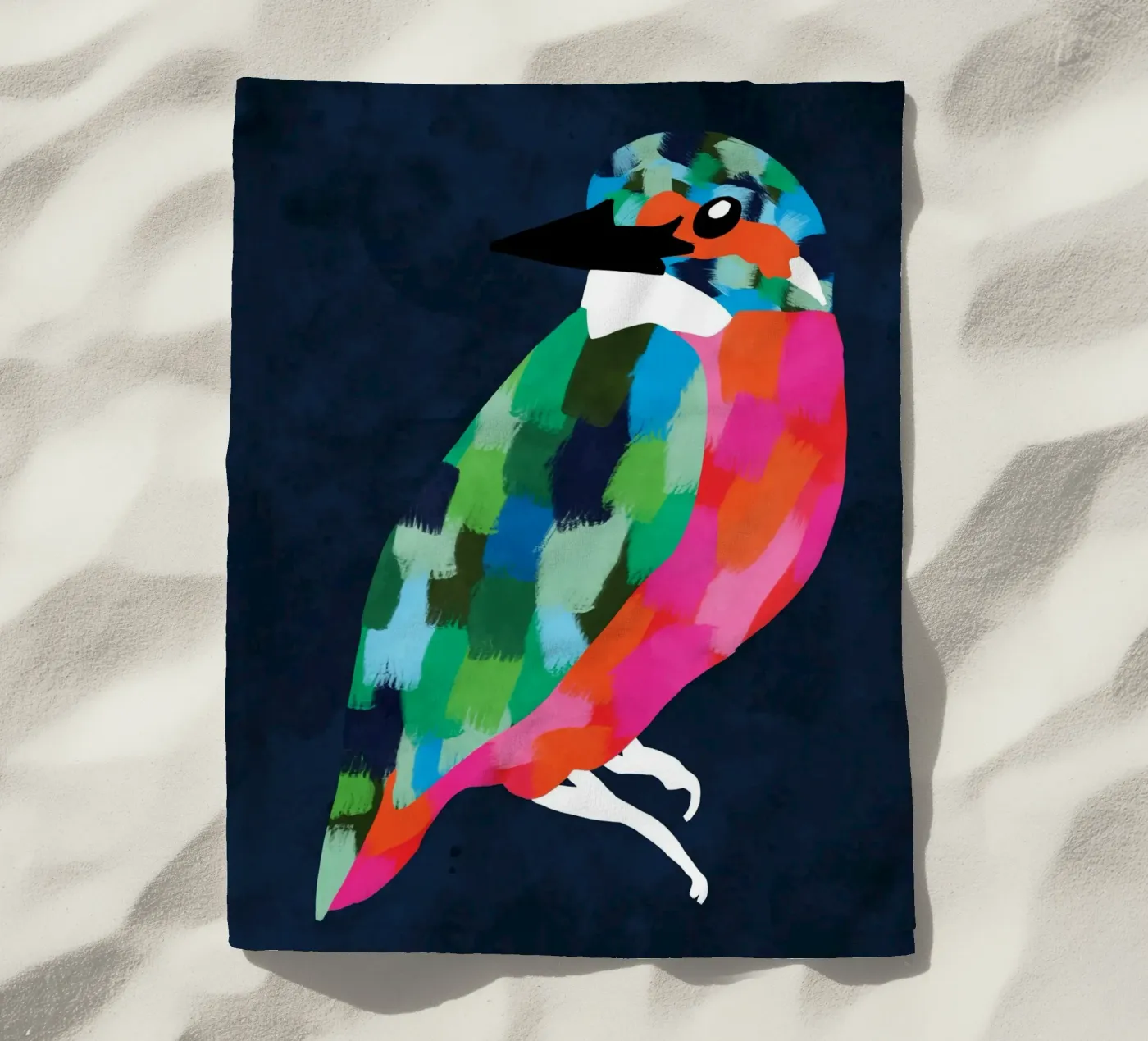 Patchwork Perfection serviette de plage de Kintsugi99