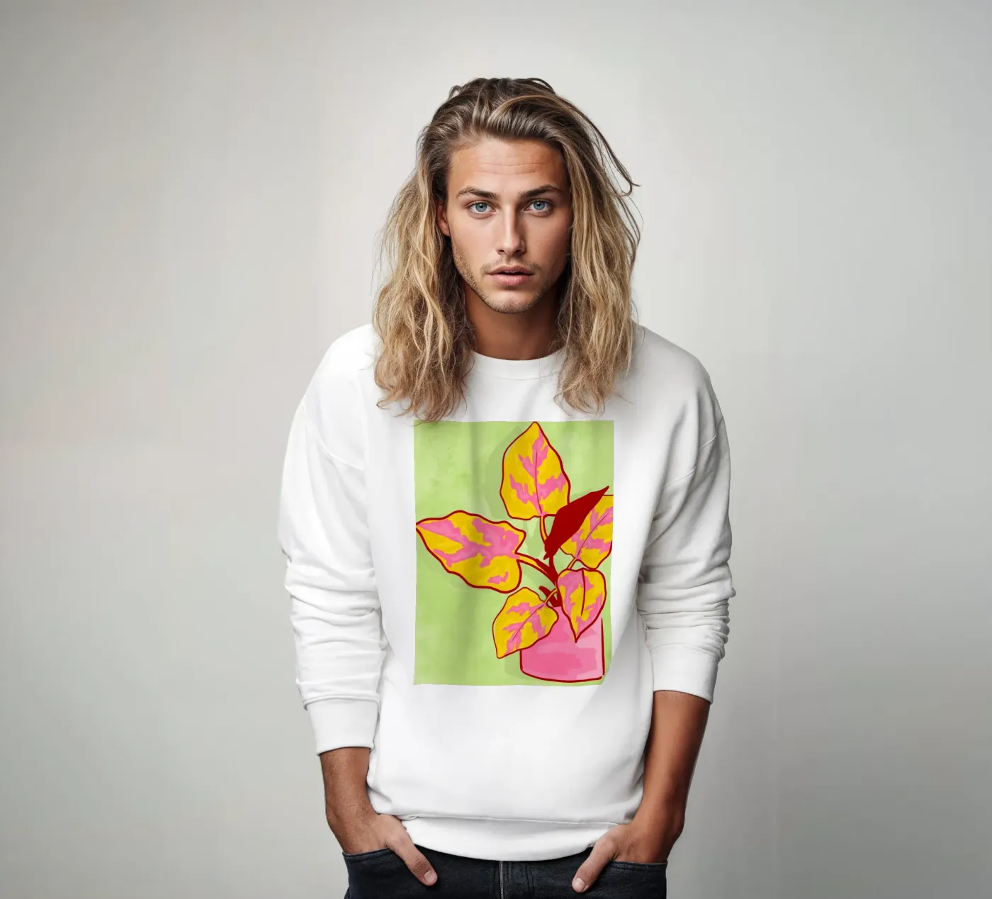 Lentetuin sweatshirt van Kintsugi99