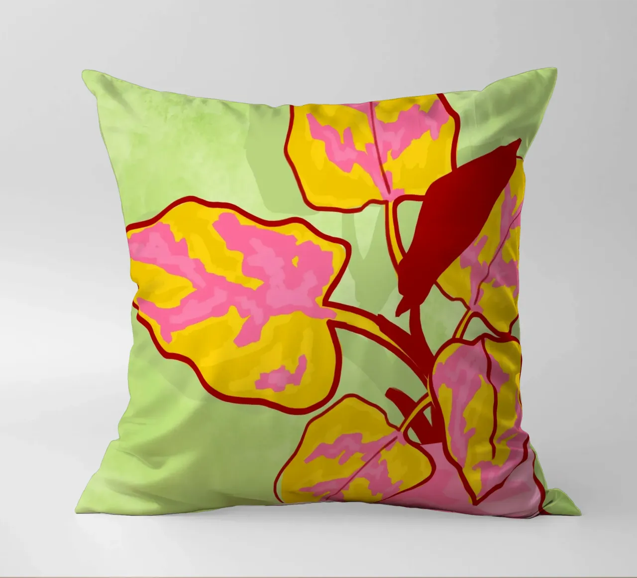 Spring Garden decorative cushion by Kintsugi99