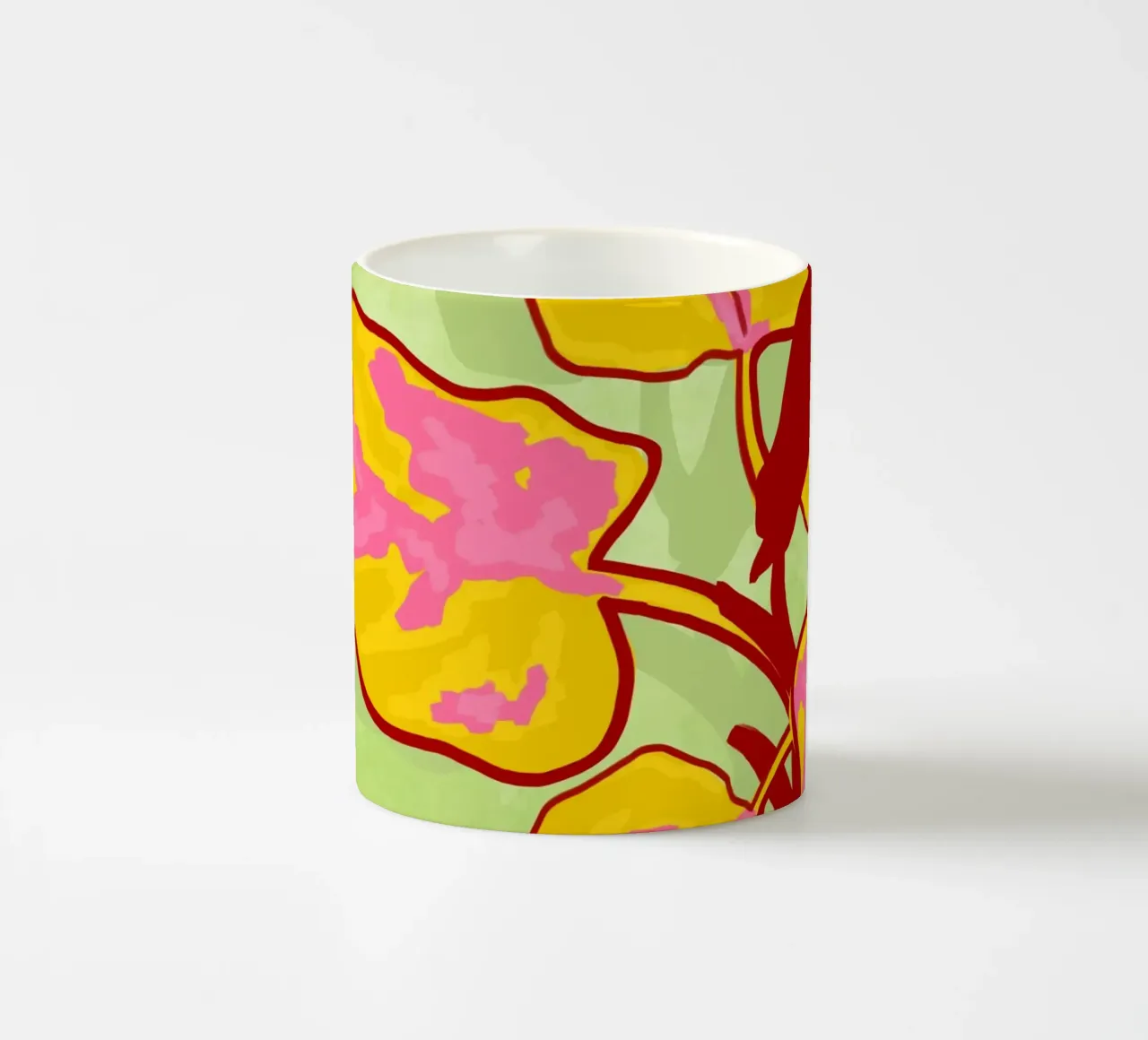 Lentetuin keramische mok van Kintsugi99