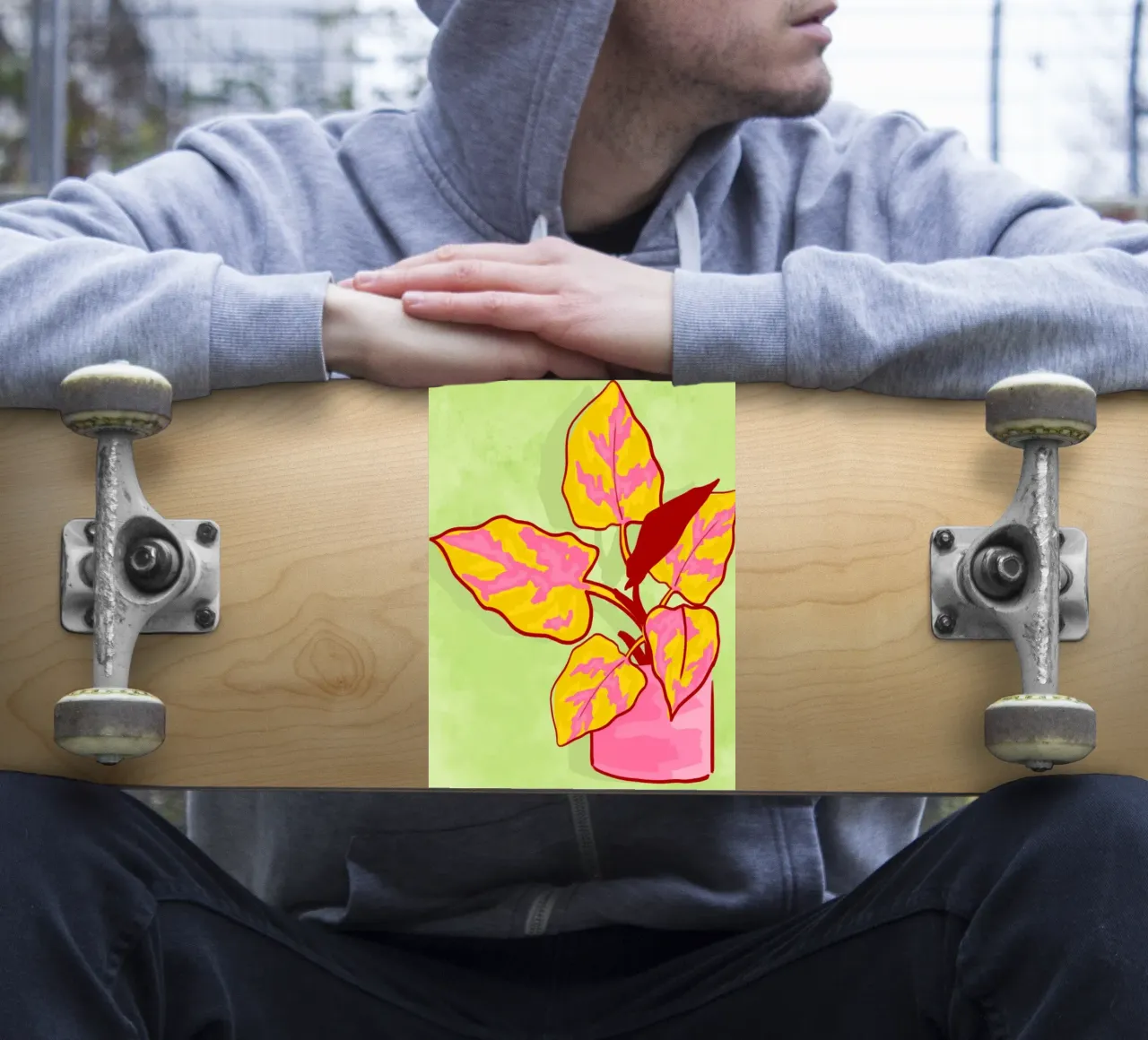 Lentetuin sticker van Kintsugi99