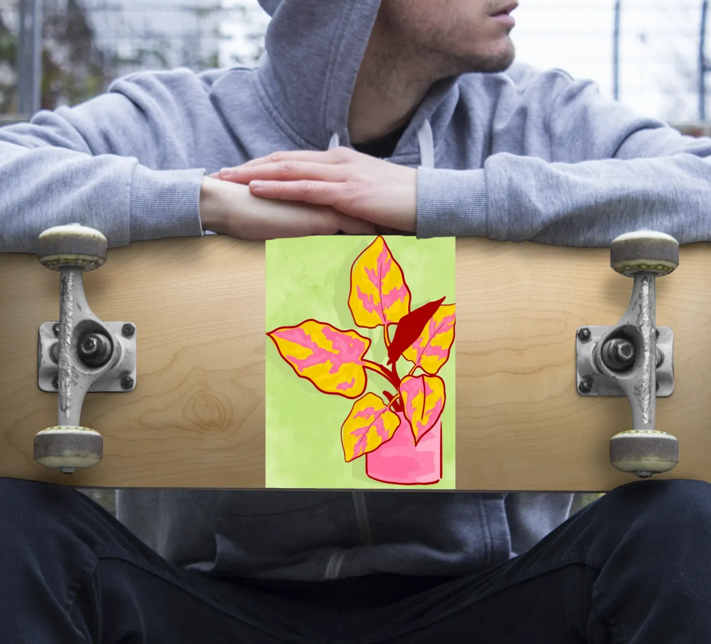 Lentetuin sticker van Kintsugi99