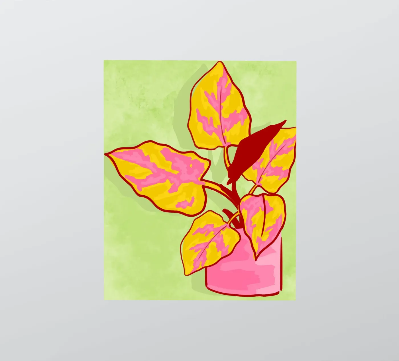 Lentetuin sticker van Kintsugi99