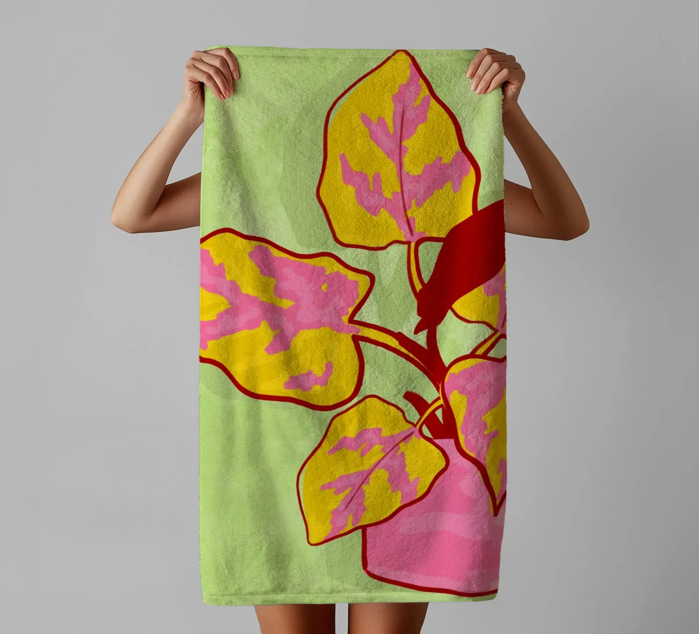 Spring Garden towel by Kintsugi99