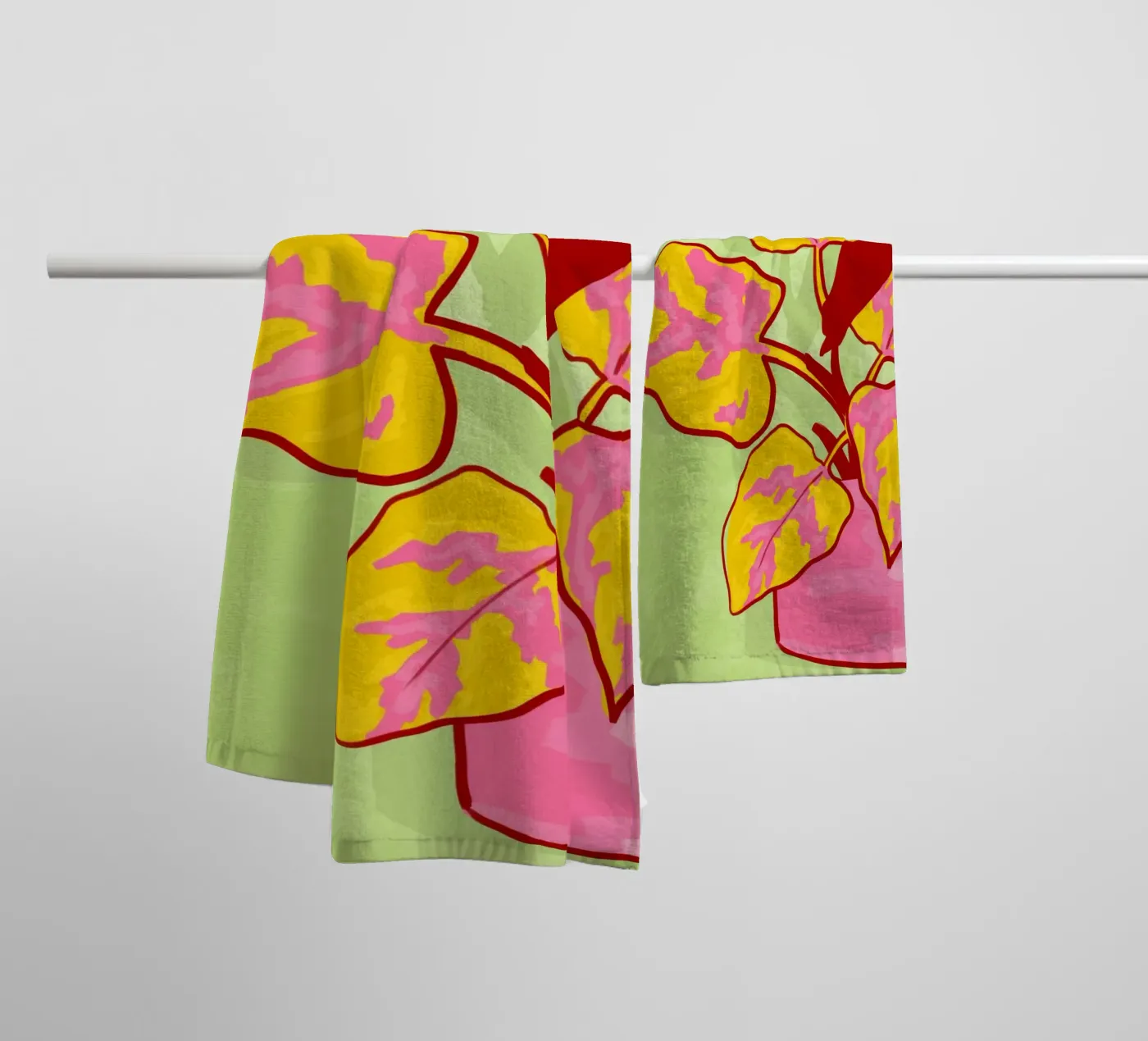 Spring Garden towel by Kintsugi99