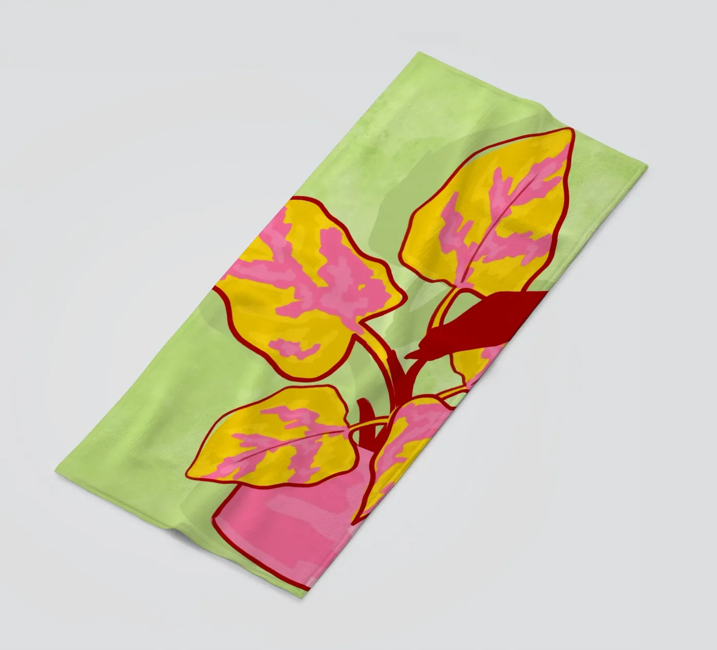 Spring Garden beach towel by Kintsugi99