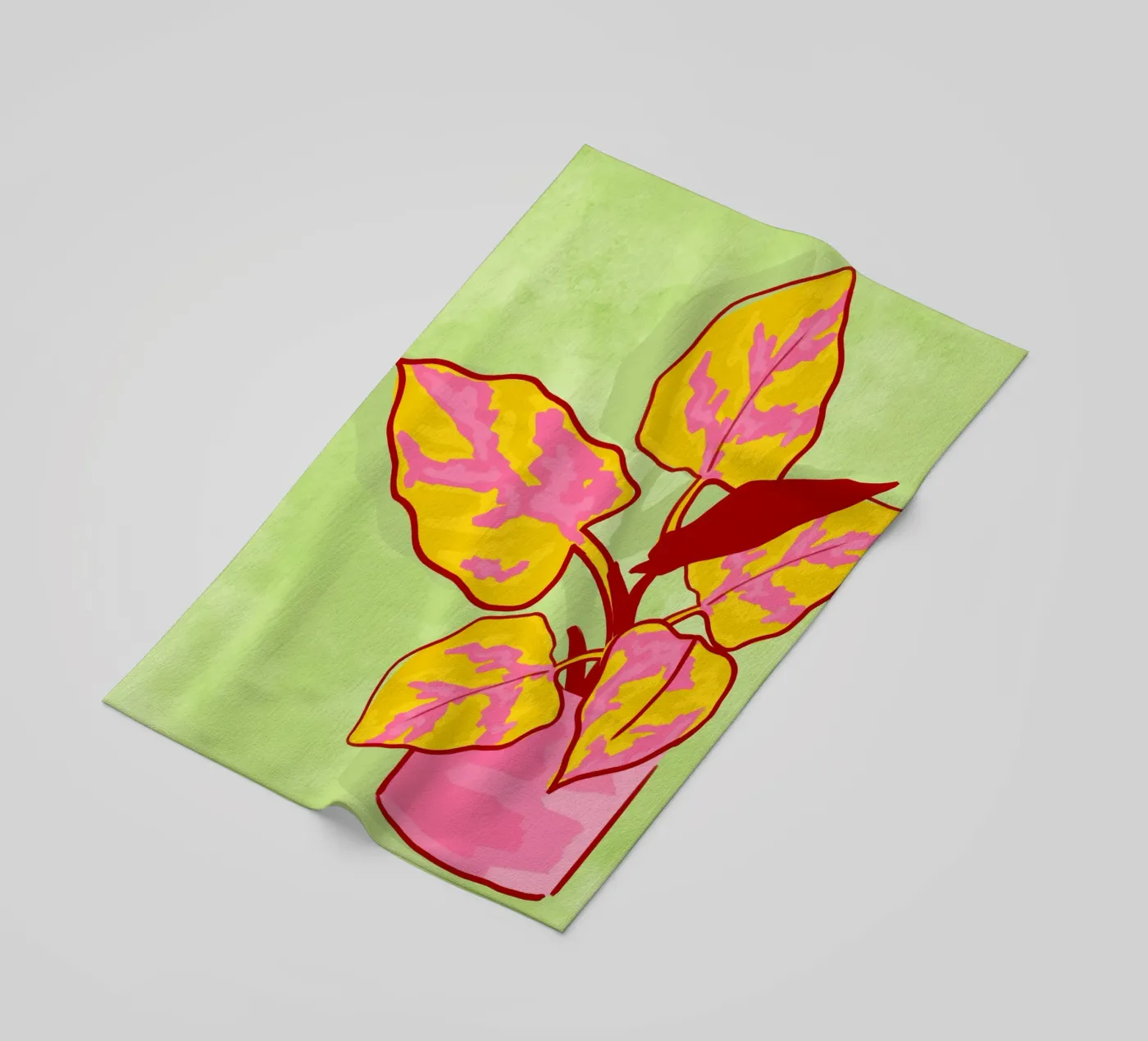Spring Garden beach towel by Kintsugi99