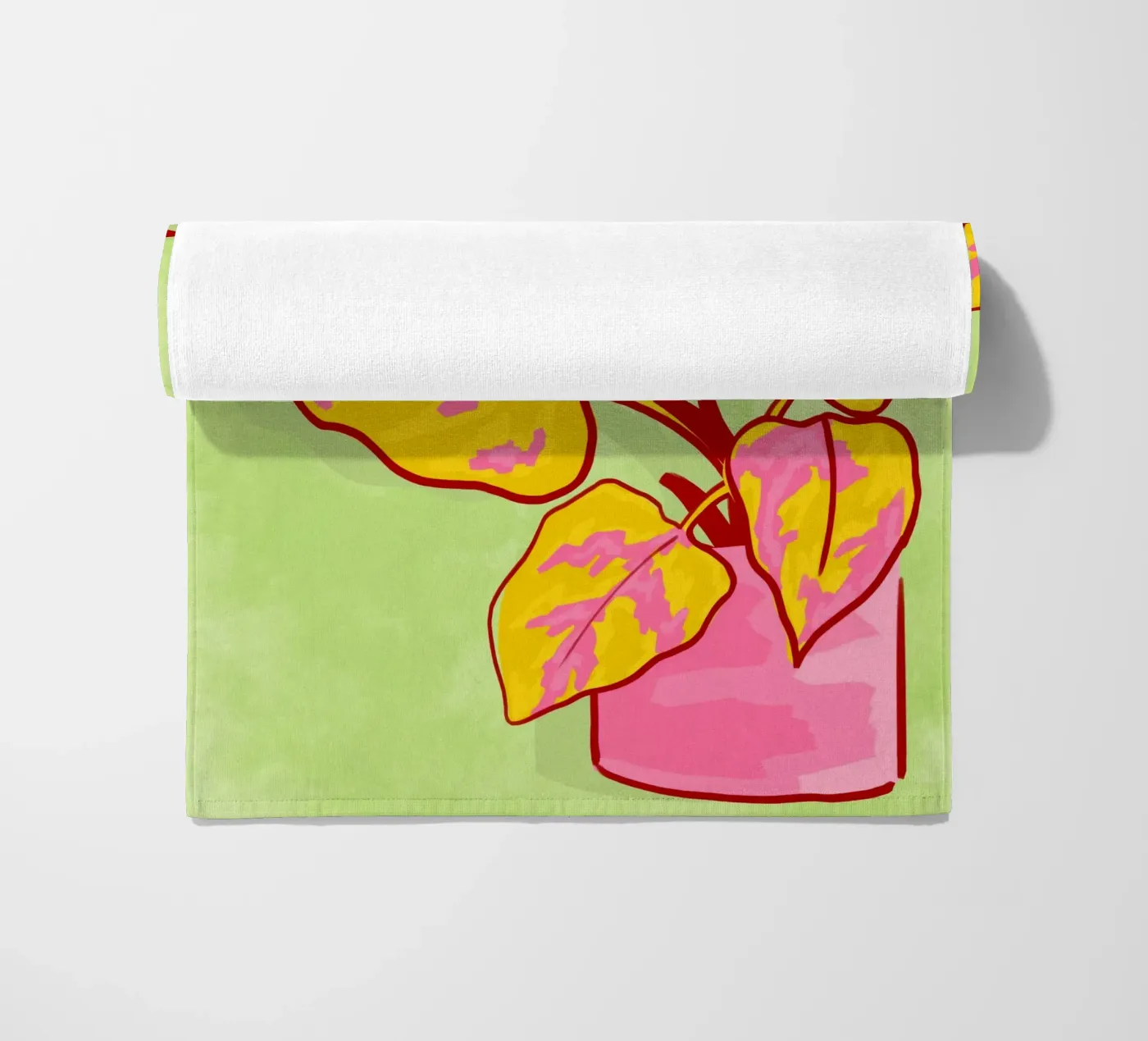 Spring Garden beach towel by Kintsugi99