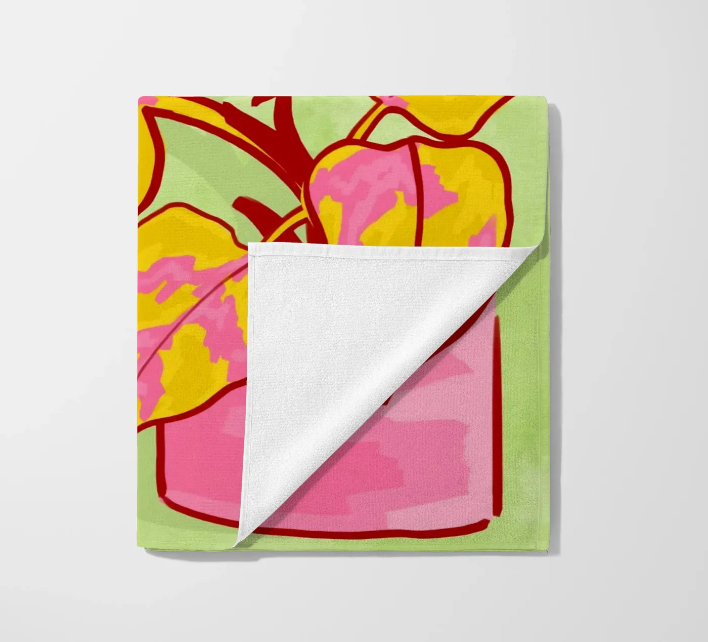 Lentetuin strandhanddoek van Kintsugi99