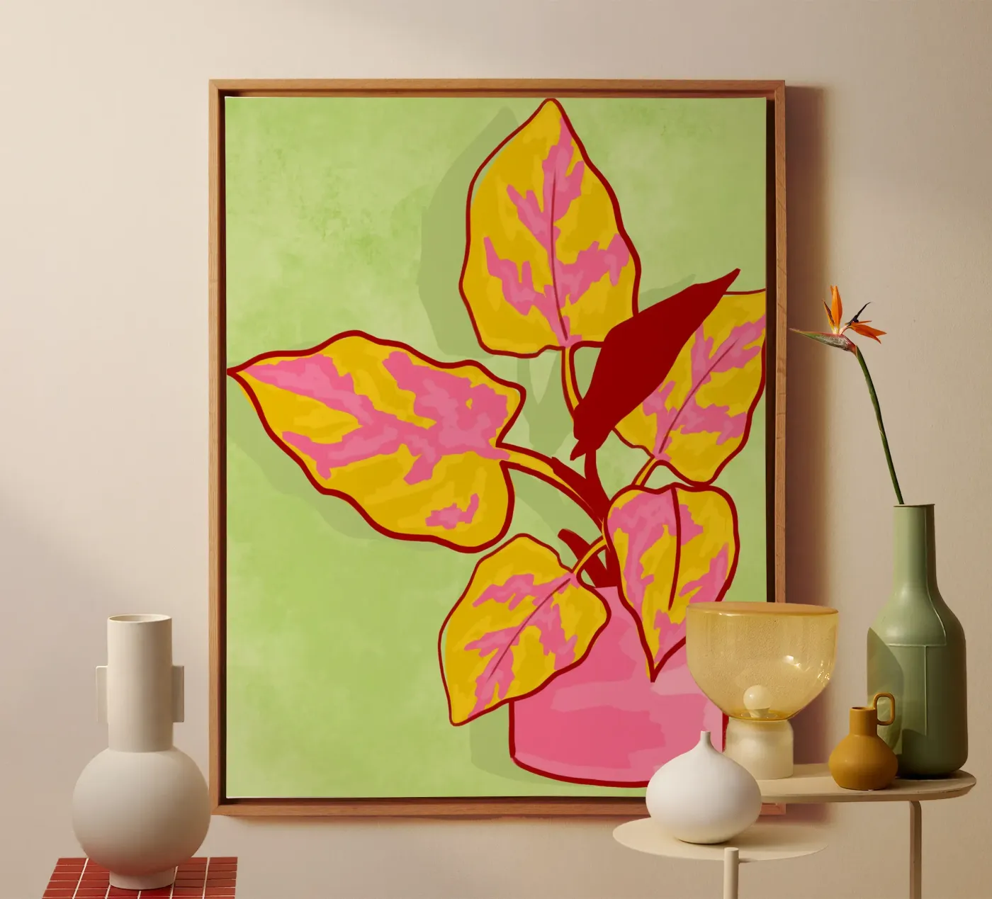 Giardino di primavera tela da Kintsugi99