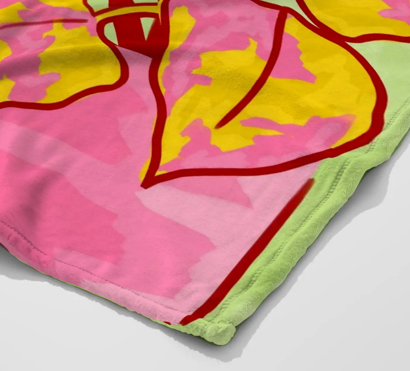 Spring Garden fleece blanket by Kintsugi99