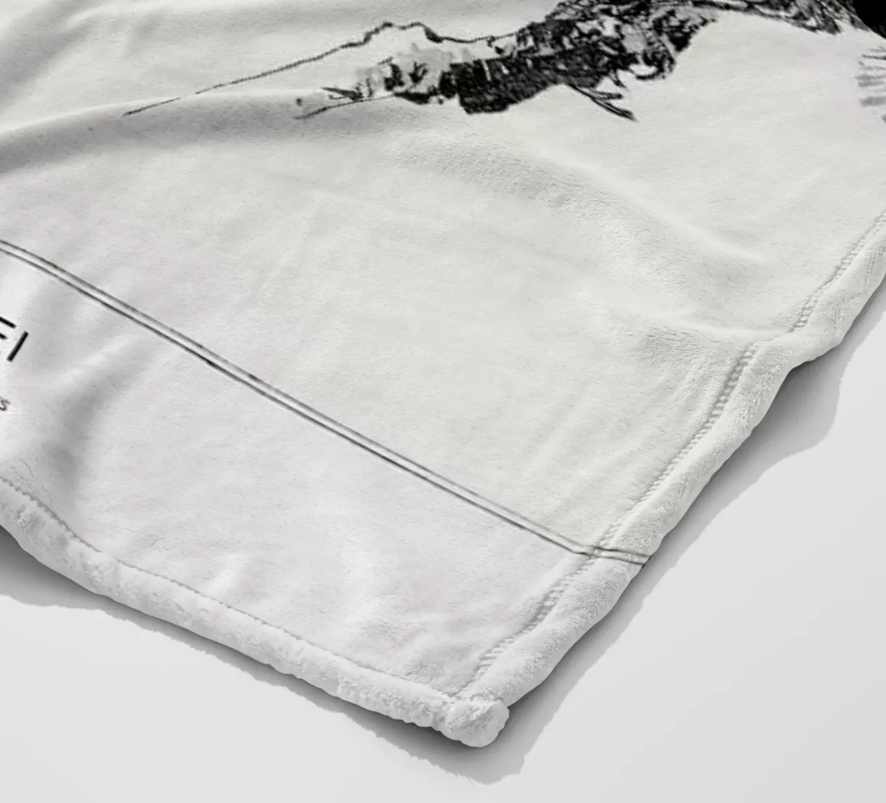 Seitei - Japanese Crows Perched on a Branch coperta in pile da Vintage by JUNIQE