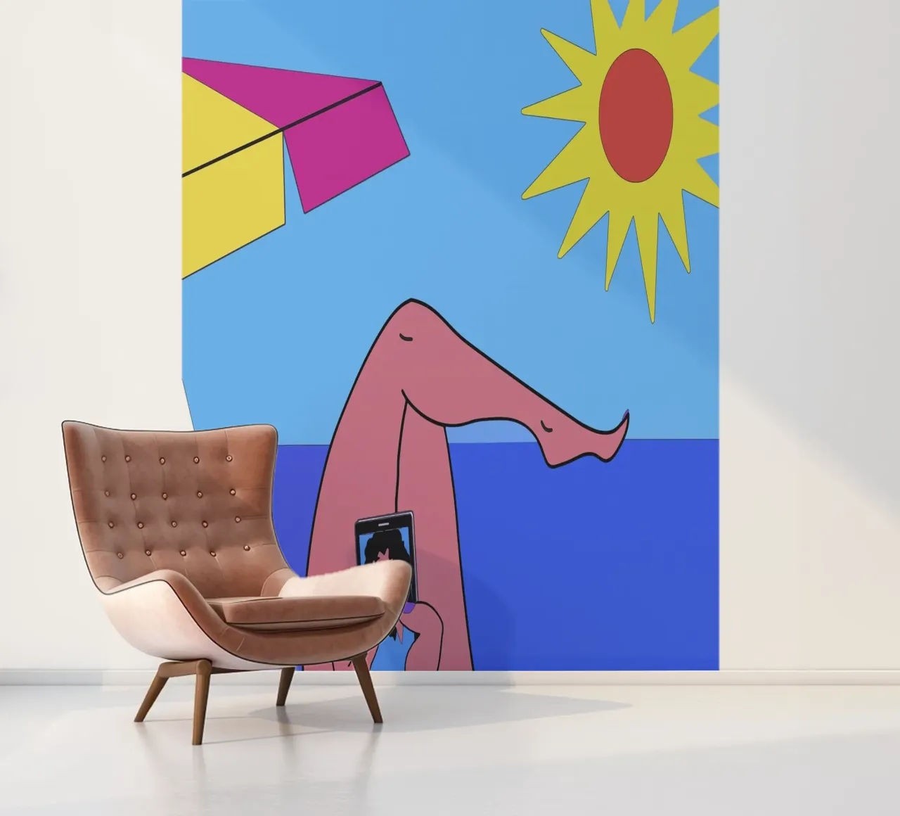 Buzzer fotobehang van Massimo Frascogna