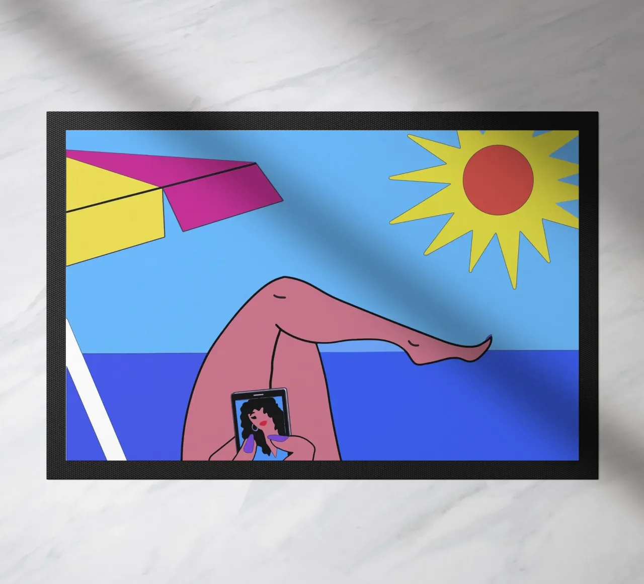 Buzzer doormat by Massimo Frascogna