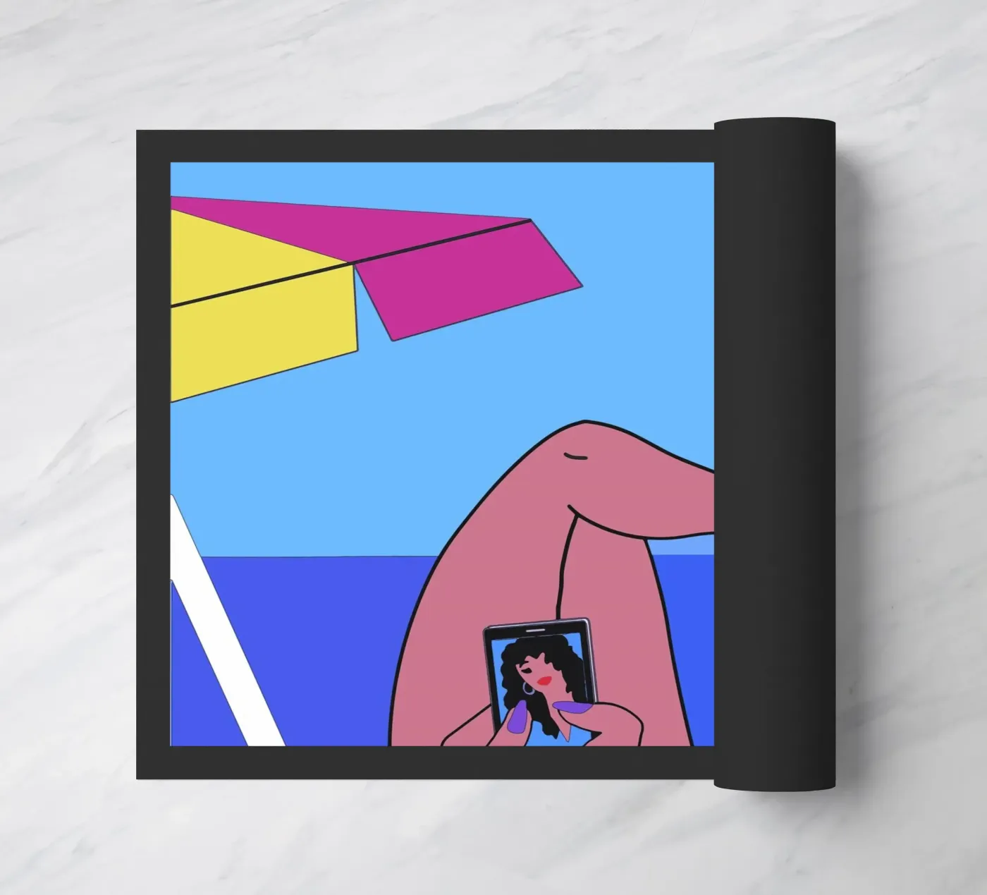 Buzzer Fußmatte von Massimo Frascogna