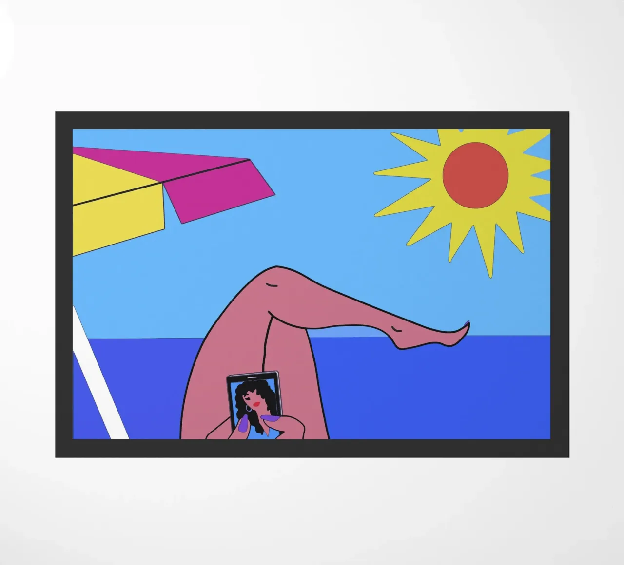 Buzzer doormat by Massimo Frascogna