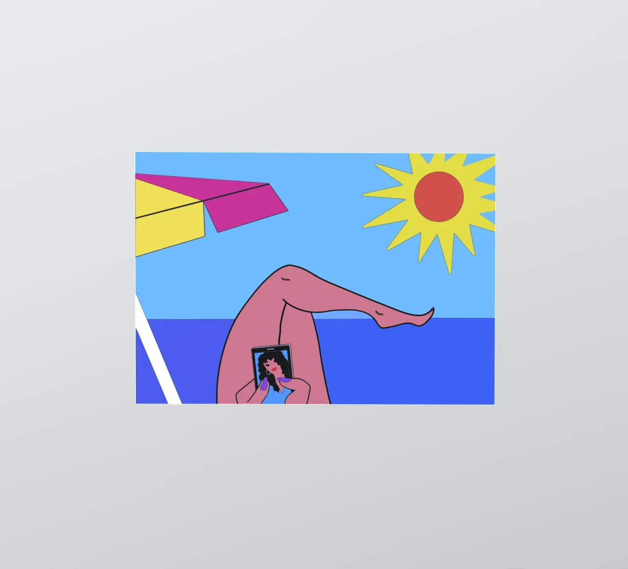 Buzzer sticker by Massimo Frascogna