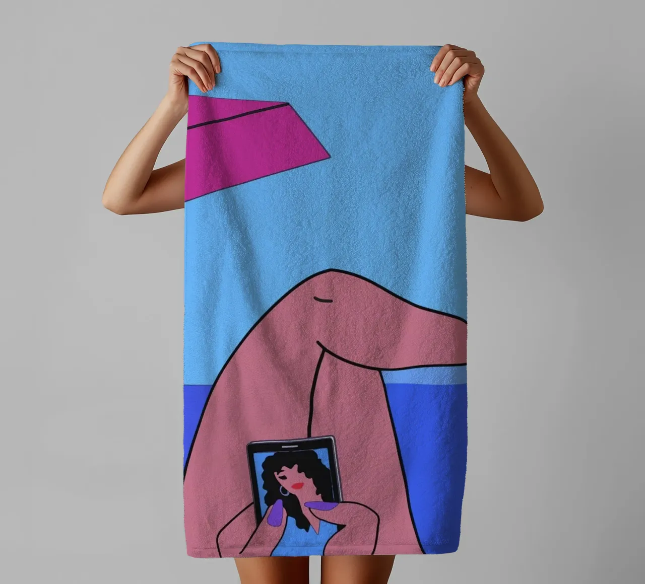 Buzzer towel by Massimo Frascogna