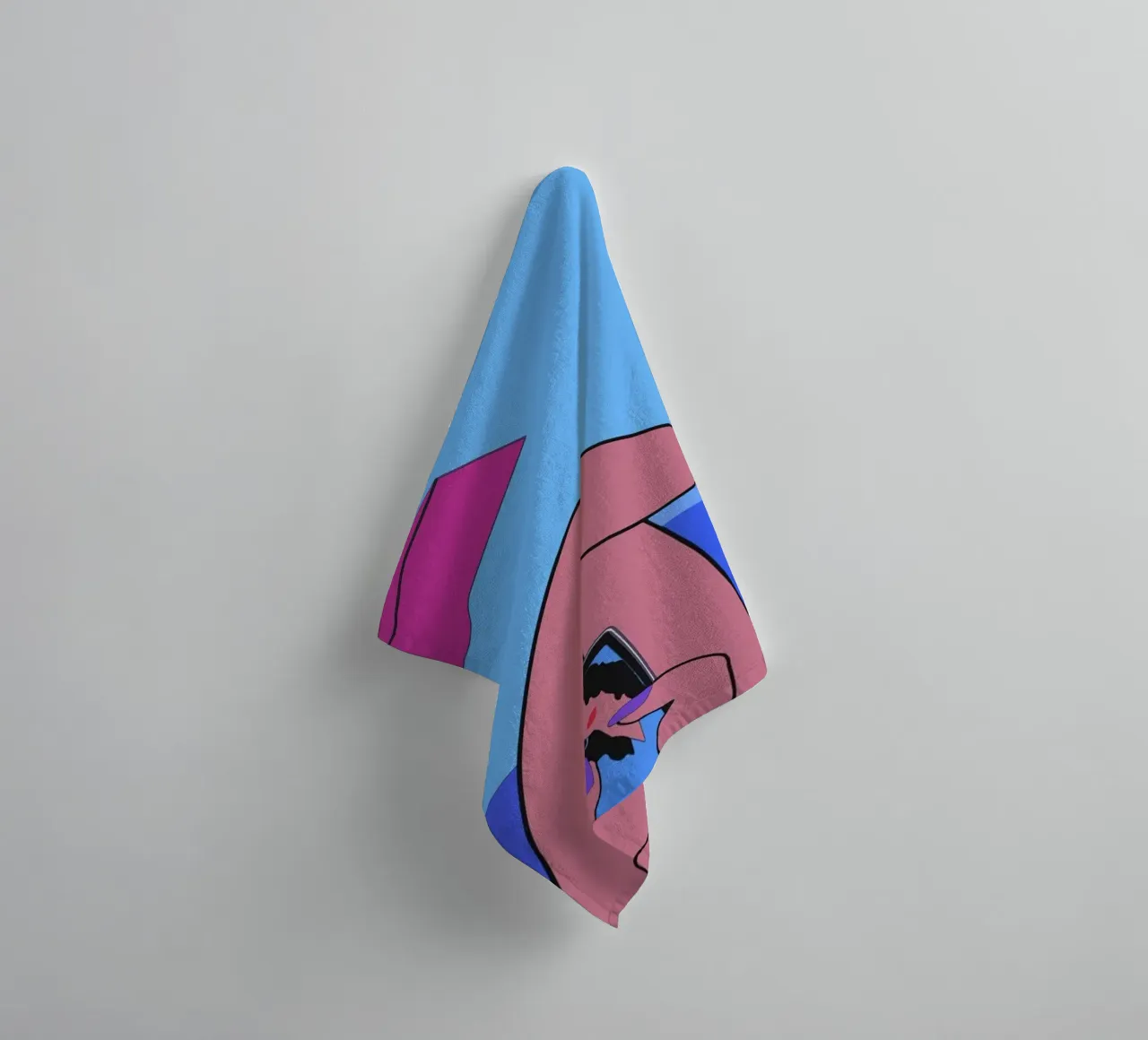 Buzzer towel by Massimo Frascogna