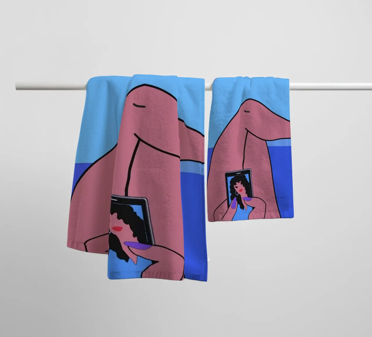 Buzzer towel by Massimo Frascogna