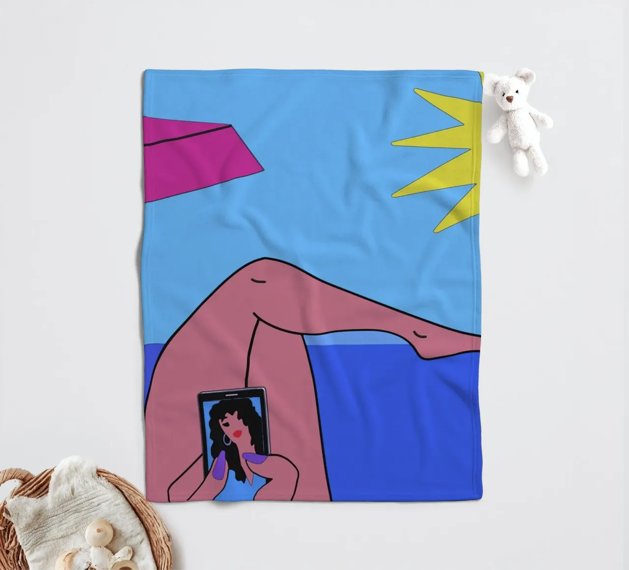 Buzzer Fleecedecke von Massimo Frascogna