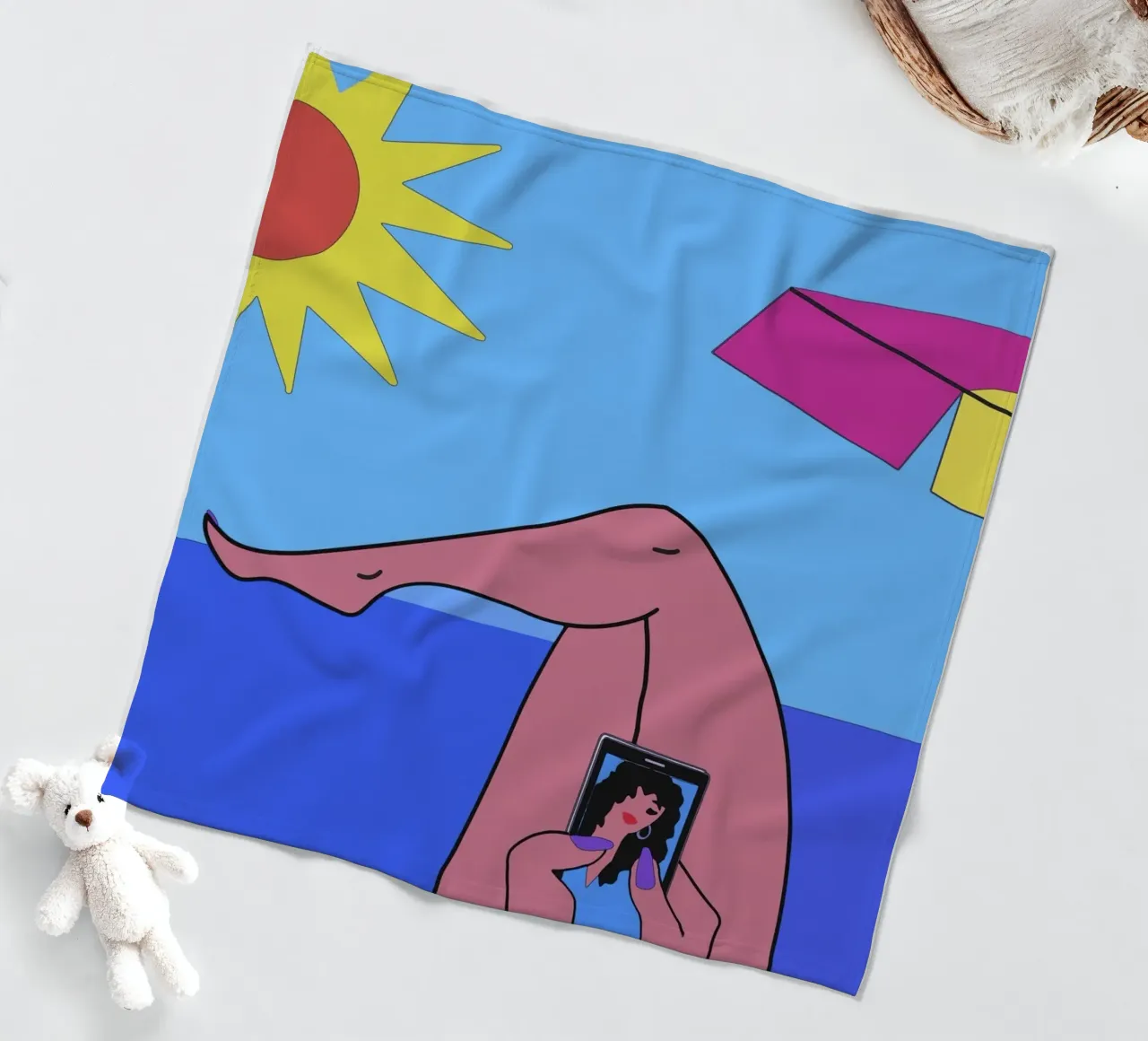 Buzzer Fleecedecke von Massimo Frascogna