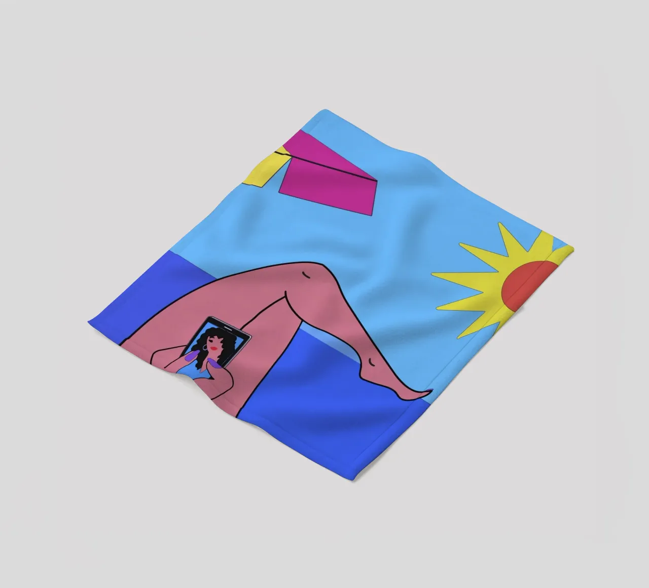 Buzzer Fleecedecke von Massimo Frascogna