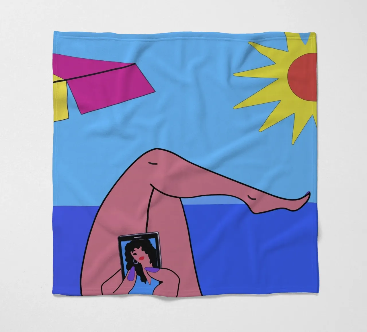 Buzzer Fleecedecke von Massimo Frascogna